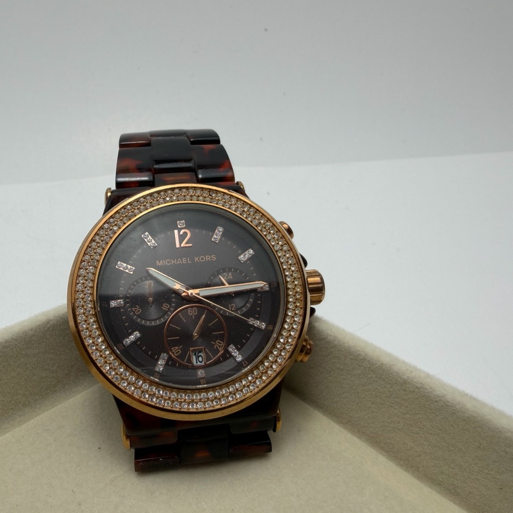 Michael Kors Bel Air - Gold and Tortoiseshell Watch